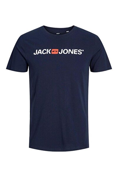Jack & Jones JJECORP LOGO TEE SS CREW ανδρικό μπλουζάκι Navy Blue 101069453