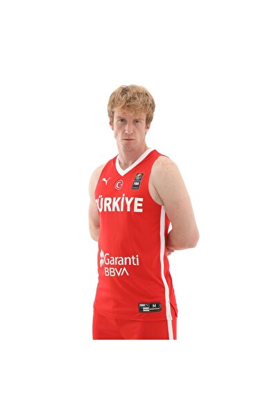 Puma 606606-02t &amp; Uuml;Rkiye Men's Basketball Men's Jersey Red
