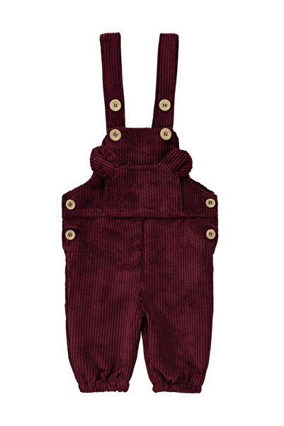 Civil Baby Kız Bebek Salopet 6-18 Ay Bordo