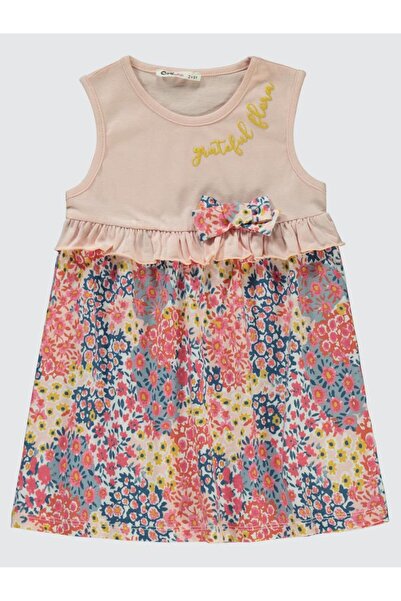 Civil Girls Çıtır imprimeu floral Haine pentru copii 2-5 ani - Pudra 5-6 ani