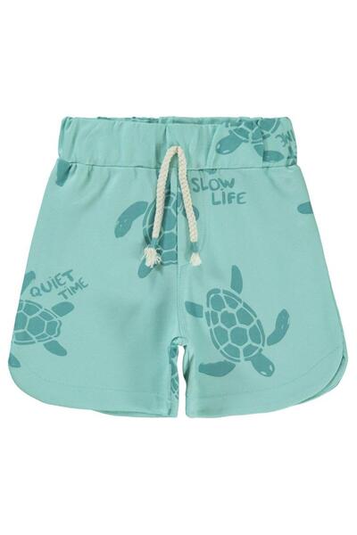 Civil Boys Тюркоазени къси панталони за момче на 2-5 години