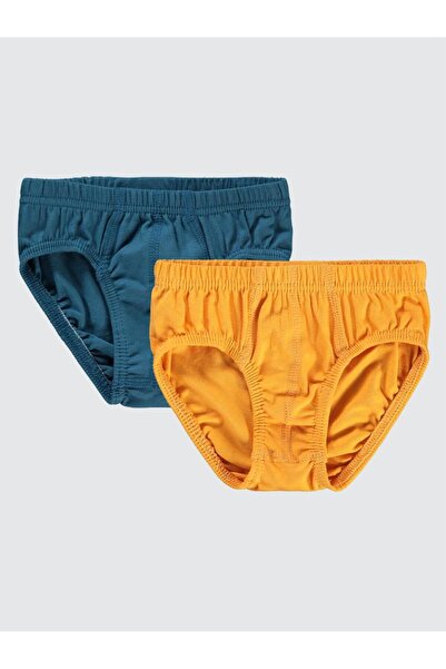 Civil Boys Basic 2-10 Yaş 2'li Külot Set - Turuncu8-9 Yaş