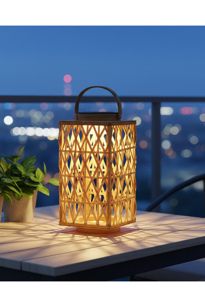 Özcan Aydınlatma Özcan Aydınlatma 4457S-13 Solar iç Mekan Masa Lambası D19*H37cm