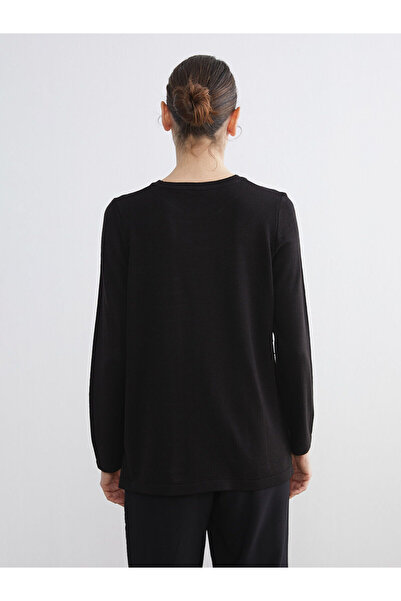 LC Waikiki Crew Neck Striped Women's Knitwear Sweater