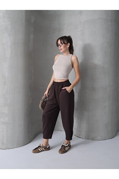 Paw Garage Дамски панталони Skye Soft Modal с еластична талия