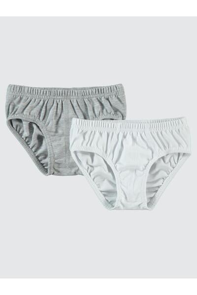 Civil Boys Basic 2-10 Yaş 2'li Külot Set - Gri10-11 Yaş