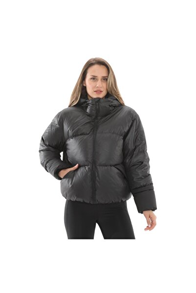 adidas IV9771-K W Bıg Baffle J Kadın Mont Siyah