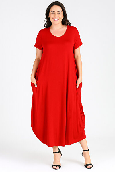 Curvy Trend Jumbo Short Sleeve Dress