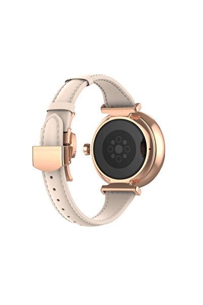 LDNIO SW02 High Performance Smartwatch, Compact and round (Gold)