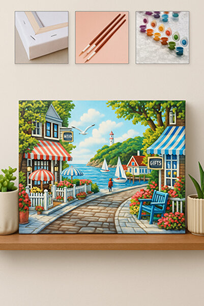 ORENDA HOBİ SANAT SAYILARLA BOYAMA Sayılarla Boyama Seti Sahilyolu