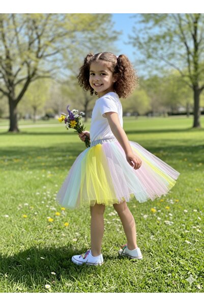 BİLGEN Style Fusta tutu cu unicorn 23 aprilie Fusta pentru spectacole si petreceri