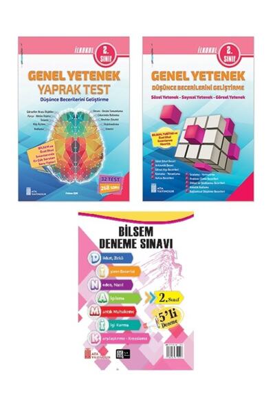 Ata Yayıncılık Ata 2.sınıf Bilsem Sınavlarına Hazırlık Kitabı+5 Li Deneme Sınavı