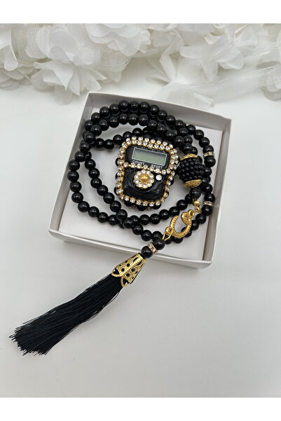 lenagiftworkshop 1 قطعة هدية سوداء مربعة المهر مجموعة مسبحة وحجر الزيكرماتيك ...