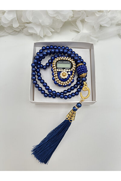 lenagiftworkshop 1 قطعة هدية ساكس بلو صندوق مهر مسبحة وطقم زيكيرماتيك بالحجر ...