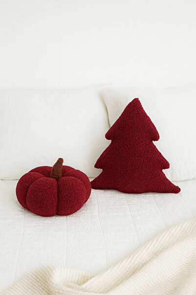 Madame Clean Home 100% Natural Teddy Decorative Pumpkin Cushion/Pillow