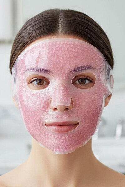 Dami Beauty Buz Jel Toplar TERMOJEL Yüz Maskesi Soğuk Ve Sıcak Terapi Maskesi...