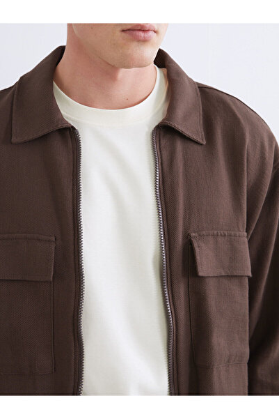 LC Waikiki Peak Yeni Sezon Rahat Kalıp Uzun Kollu Erkek Gömlek Ceket