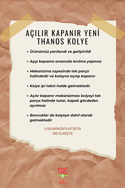 tredblock Squid Game Thanos Haç Kolye (YENİ) Açılır/Kapanır Kalamar Oyunu