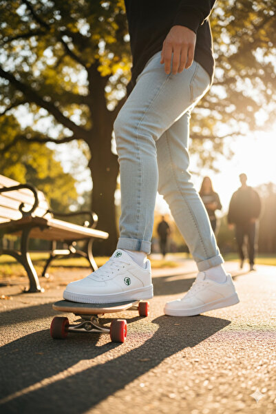 Vojo Air 5 Comfort Sole Skin Men's Sneakers Sports Shoes White