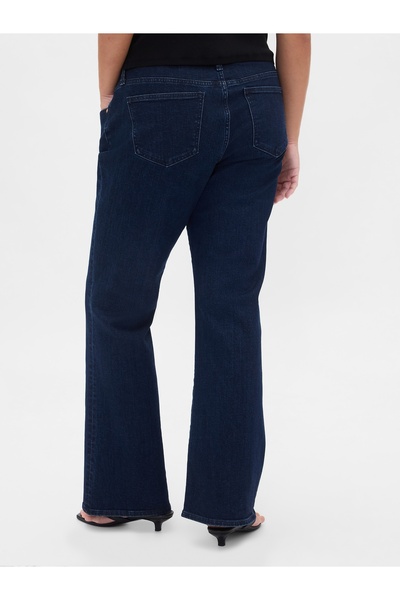 GAP Kadın Lacivert Curvy Low Rise Long & Lean Jean Pantolon