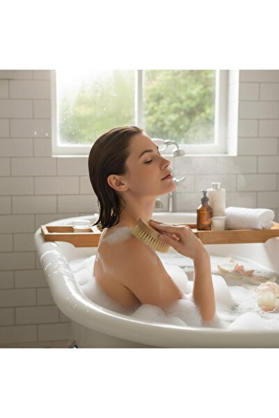 Efsoon Organics Perie de masaj, perie pentru corp, perie pentru celulita, exf...