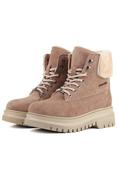 Pierre Cardin 52091Comfort Taban Sıcak Astarlı Kadın Bot Vizon