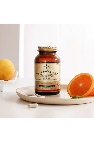 Solgar Ester-C Plus 500 Mg 50 Vegetable Capsules - (Exp: 09/2027)