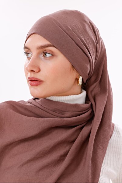 Freeista Dusty Brown Cotton Shawl Neo 250507081