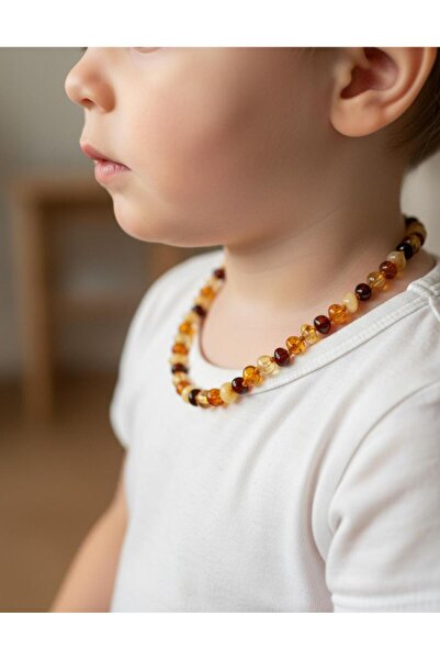 Efsoon Organics Amber Children's Necklace 45 cm Age 3-12