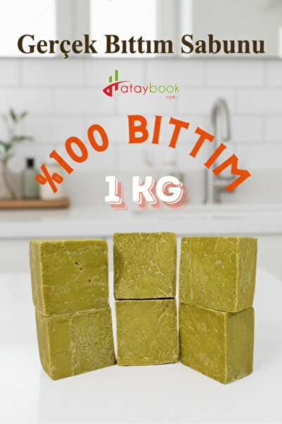 Hataybook %100 Doğal Siirt Saf Bıttım Sabunu 1kg Hakiki 6 Adet El Yapımı 1.ka...