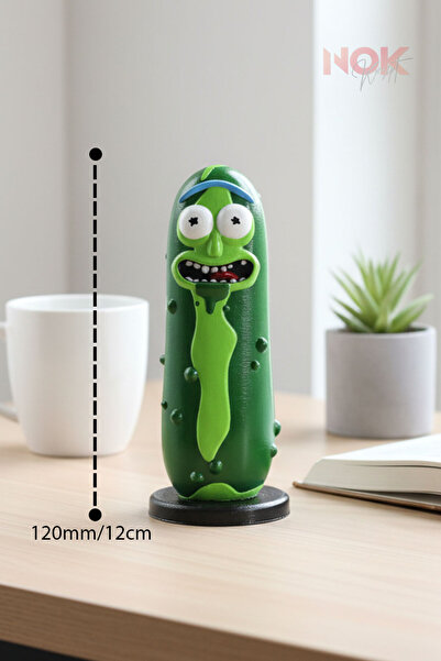 NOK KONSEPT Pickle Rick Turşu Rick and Morty Figürü - 12 Cm