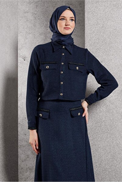 Alvina DÜĞMELİ ETEKLİ TAKIM 45124