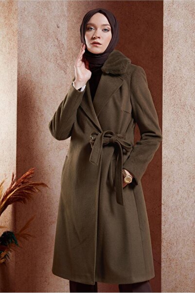 Alvina Поясний пальто з деталями 90502