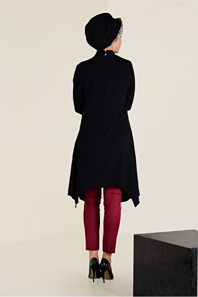 Alvina Lace-Up Collar Tunic 4642