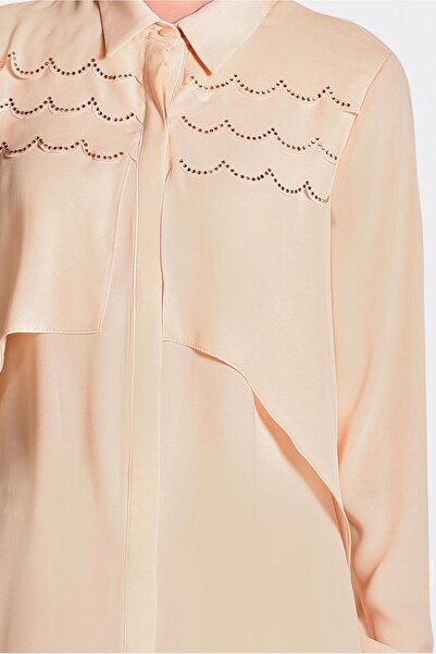 Alvina Wide Cut Hidden Button Tunic 4230