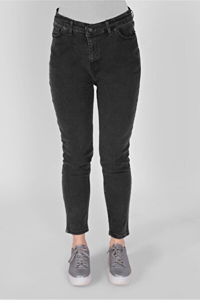 TRENDTESETTÜR Women's Gray (SMOKED) Skinny Leg Denim Trousers 2421