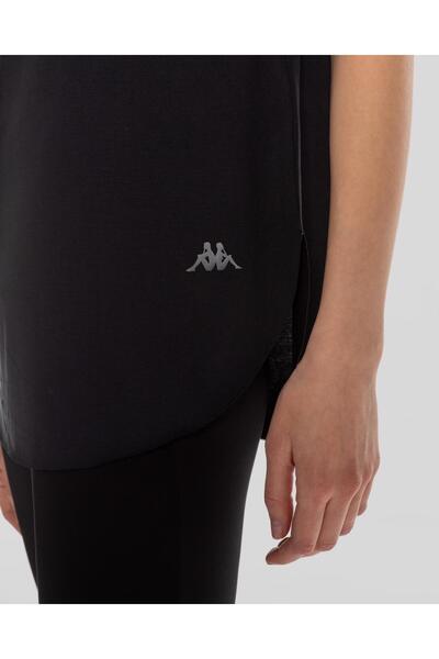 Kappa Γυναικείο μπλουζάκι Elsie μαύρο με κανονική εφαρμογή