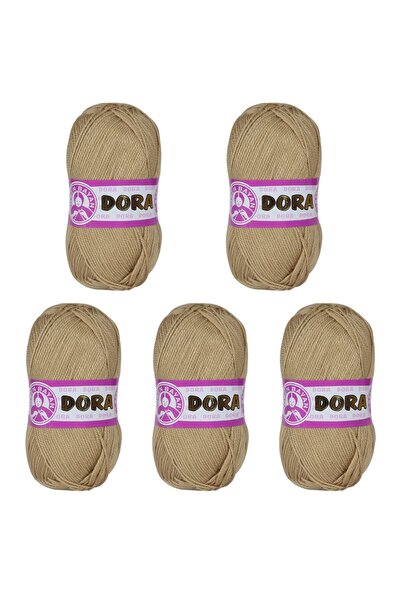 Ören Bayan Ören Favori Örgü İpi - Bej - 5'Li Paket - ( Renk Kodu : 080 )