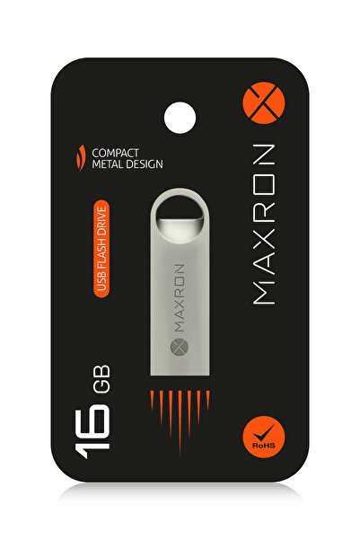 Maxron 16 GB Flash Memory Metal Body Secure USB Memory Data Traveler