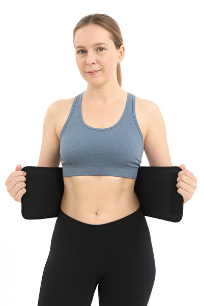 SAUNA SUIT Termal Terleme Bel Göbek Basen Korsesi Fitness Sporcular Için Terletme Bel Kemeri