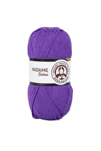 Ören Bayan Ören Madame Cotton Örgü İpi - Mor - 1 Adet - ( Renk Kodu : 021 )