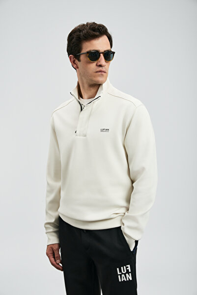 Lufian Ανδρικό φούτερ Wonder Ecru