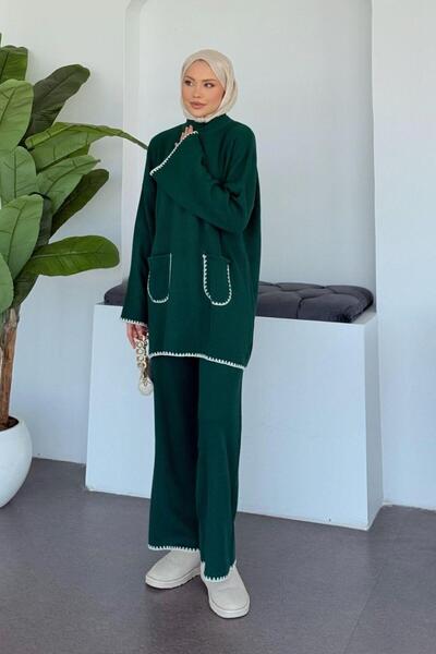 Şulemoda Giyim Σετ πλεκτά Emerald Dudu