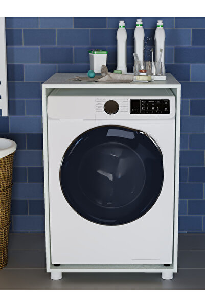 Alfimo Mobilya CROWN ÇAMAŞIR MAKİNE DOLABI BEYAZ AFM120