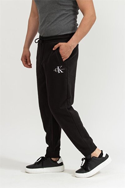 Calvin Klein Erkek MONOLOGO HWK Eşofman Altı-Siyah