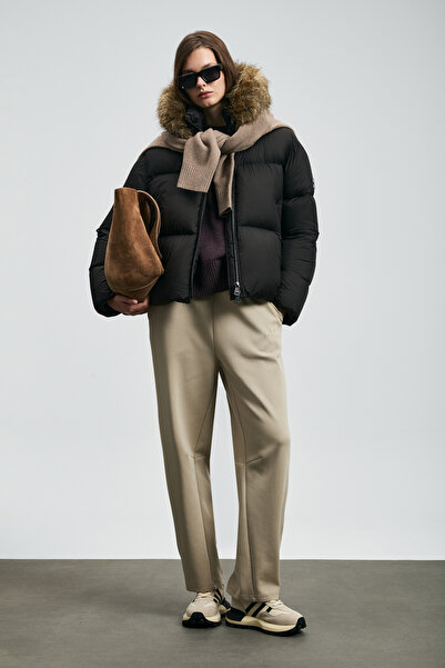 Lufian Sunshine Goose down Women's Coat Black