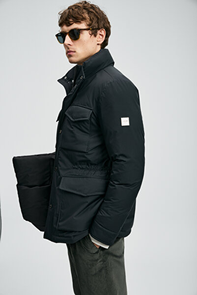 Lufian Edgar Goose down Men's Coat Black