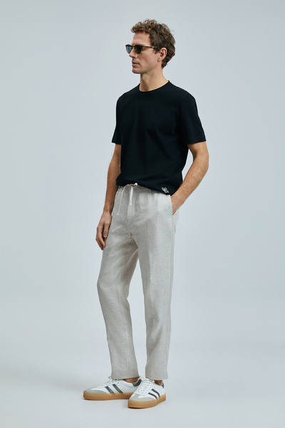 Lufian Karl Smart Erkek Chino Pantolon Slim Fit Bej