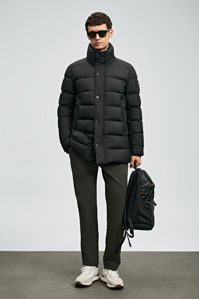 Lufian Rıld Goose Feather Men's Coat Black