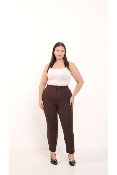 Paw Garage ελαστικό ύφασμα Παντελόνι με στενό πόδι μεγάλου μεγέθους, 4 εποχές, παντελόνι που συγκεντρώνει το σώμα